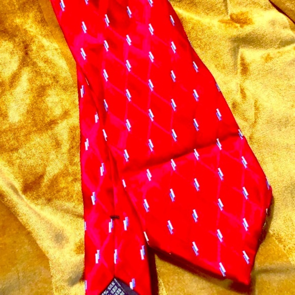 NWOT Meeting Street 100% Silk Red Tie